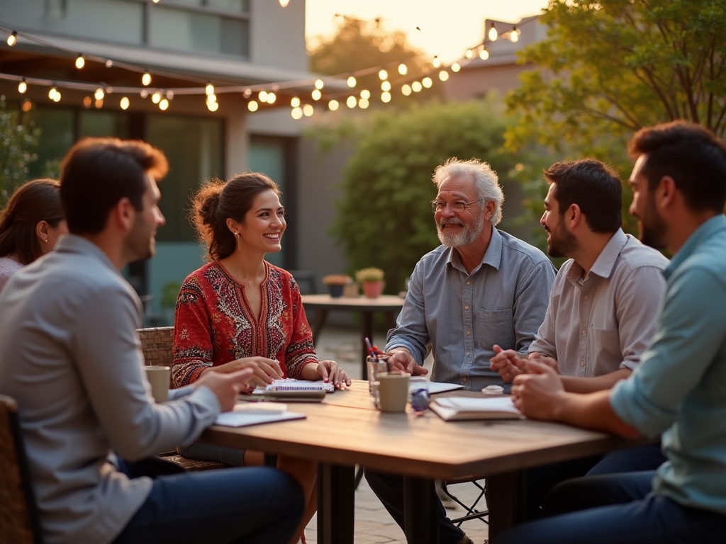 Conexión entre vecinos de la colonia